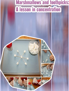 Stem activity with marshmallows and toothpicks